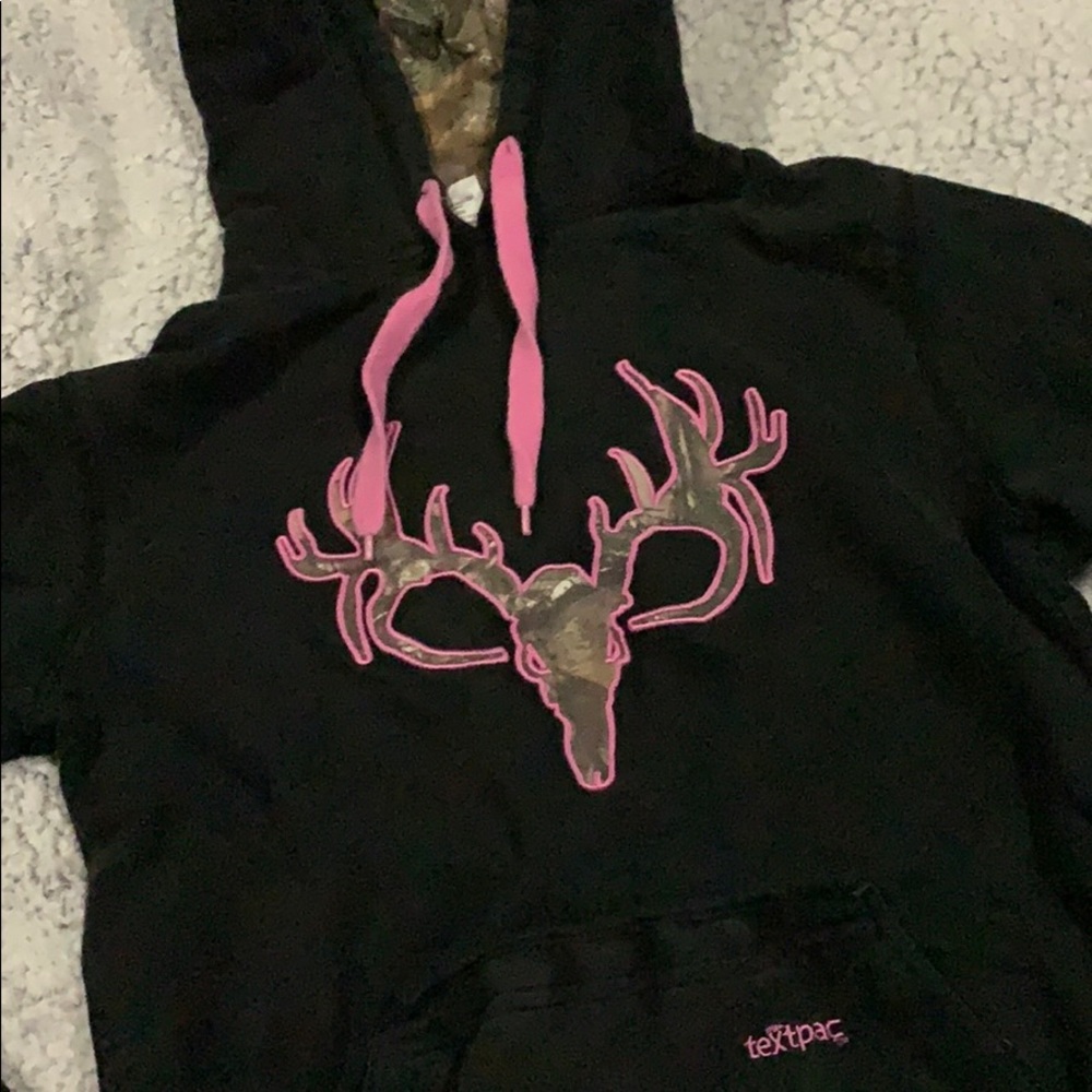 Realtree Camo Deer Skull Hoodie